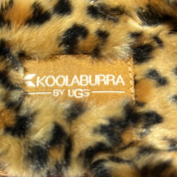NWOT KOOLABURRA by UGG slippers/sandals size 7 leopard print - Picture 4 of 7